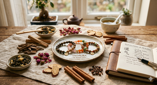 How Chinese Herbal He Xiang Zhu Bracelets Support Modern Emotional Healing Rituals