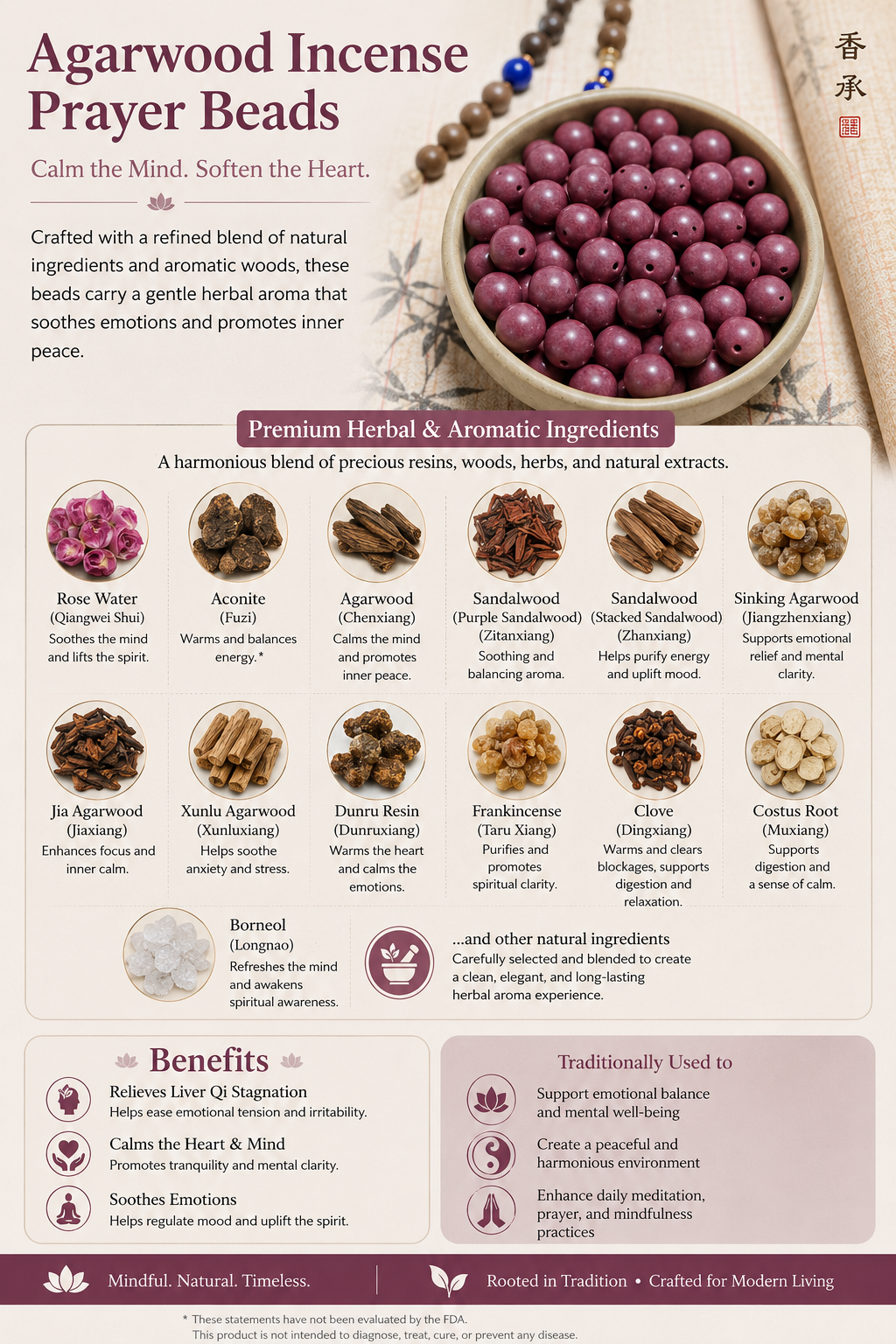 Apricot Blossom DIY He Xiang Zhu Bead | Mood Lift
