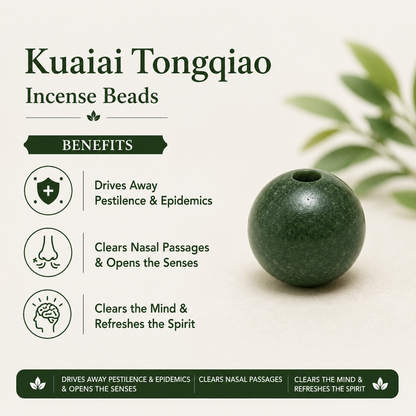 Wormwood Clarity DIY He Xiang Zhu Bead | Seasonal Freshness