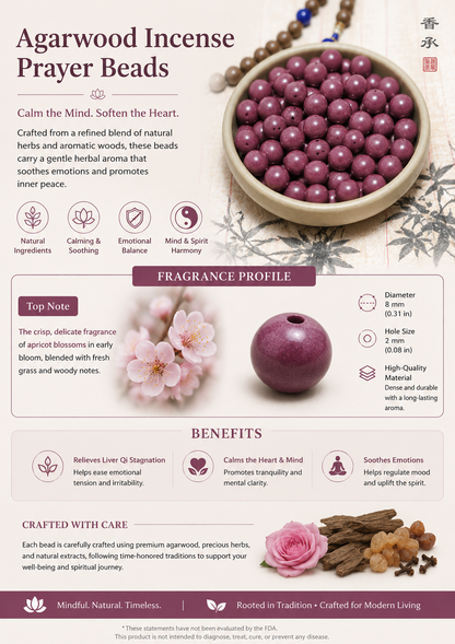 Apricot Blossom DIY He Xiang Zhu Bead | Mood Lift