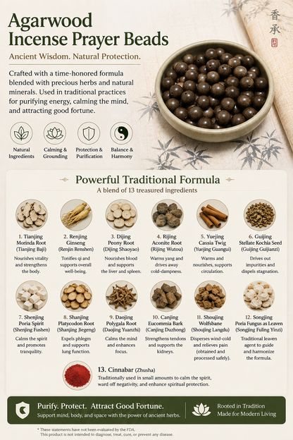 Twelve Essences DIY He Xiang Zhu Bead | Fresh Air Ritual