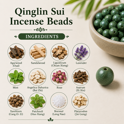 Qing-Lin Essence DIY He Xiang Zhu Bead | Focus Clarity